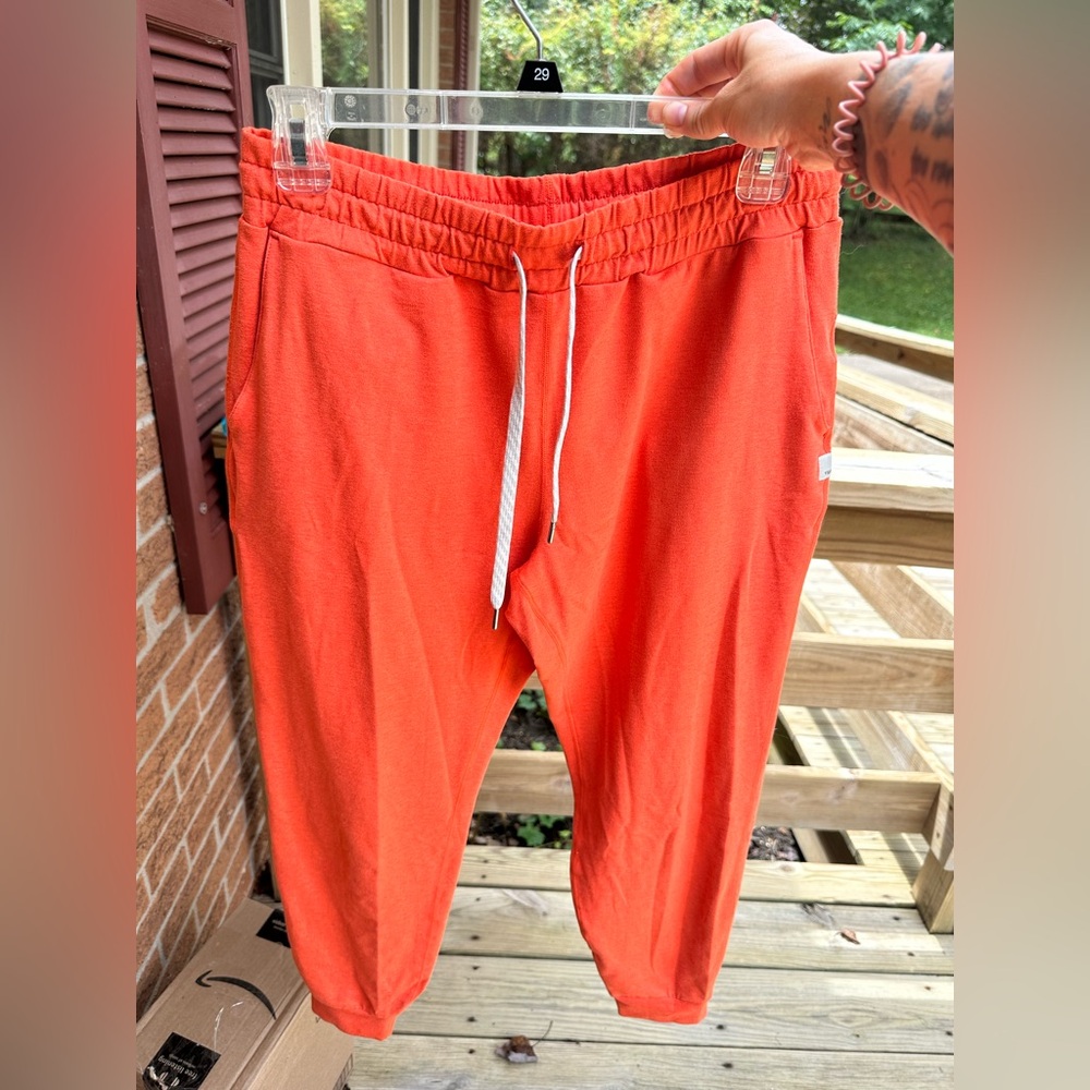 Vuori Orange Track Joggers - Picture 2 of 4